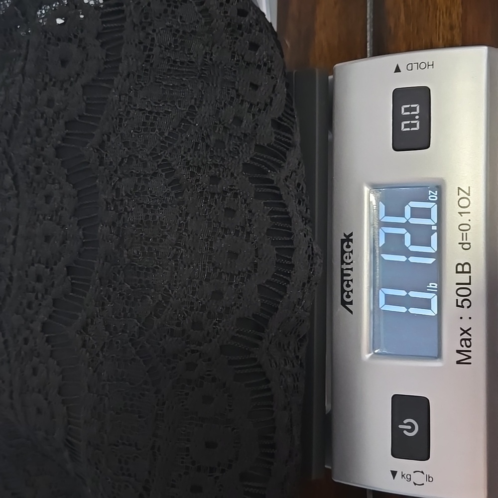 WHBM Scalloped Victorian Lace 3/4 Sleeve Midi Dress Lined Size Small - Picture 15 of 15